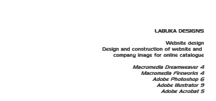 Job: LaBuka Designs website 