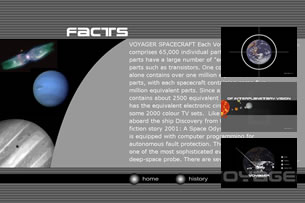 Commercial Arts Training College - Voyager Mission  website image