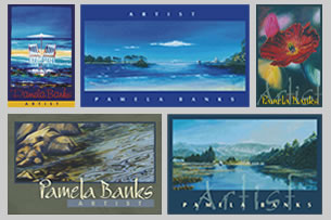 Nelson Independent Art Group business card images