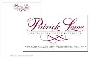 Patrick Lowe business card image
